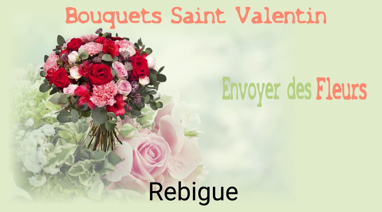 Roses de Saint-Valentin livrées à Rebigue